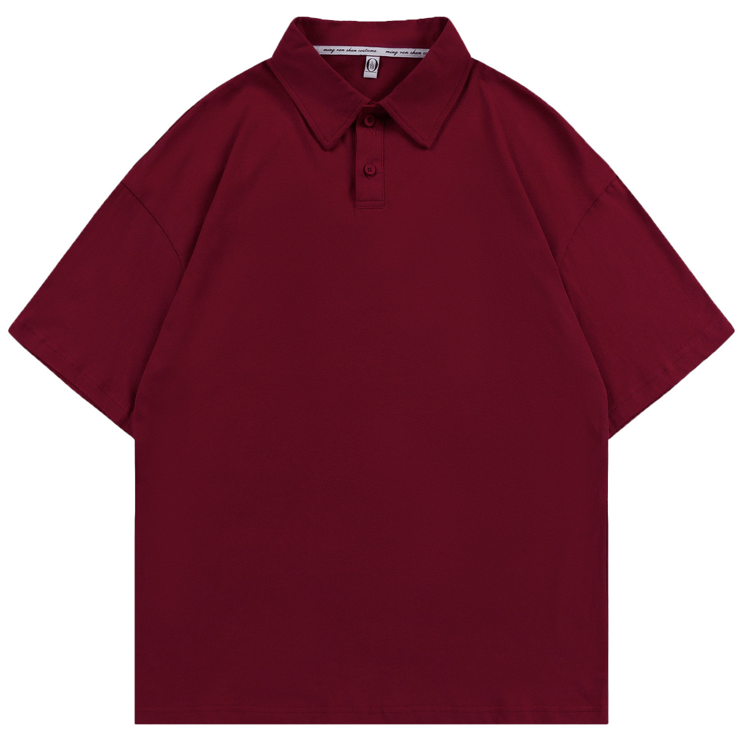 pure 100% combed cotton drop shoulder polo shirt men's women's pure 100% combed cotton drop shoulder polo shirt men's women's