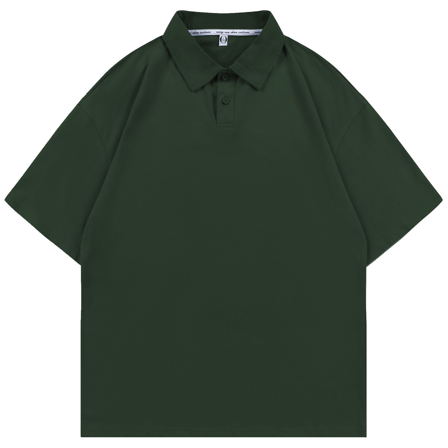 pure 100% combed cotton drop shoulder polo shirt men's women's pure 100% combed cotton drop shoulder polo shirt men's women's