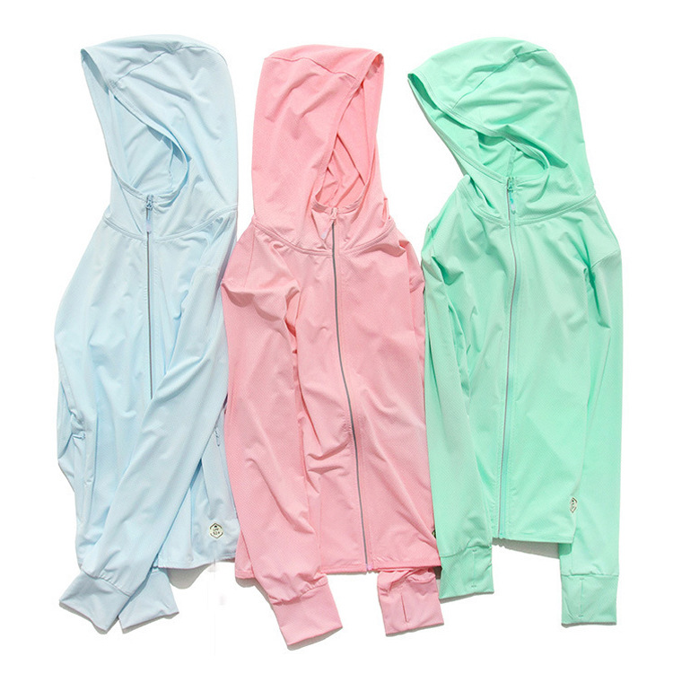 sun protection hoodie uv shirt women men summer clothing upf 50