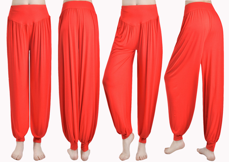 casual lantern pants loose soft yoga bloomers pants belly dance casual lantern slacks wholesale