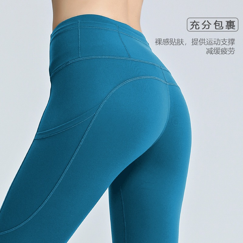 running leggings with phone pockets yoga pants gym workout
